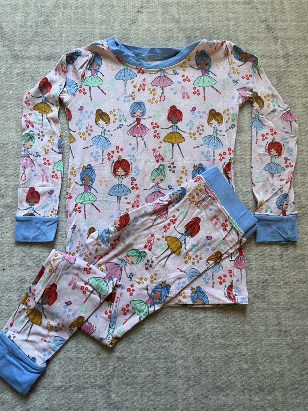 Little Sleepies Prima Ballerina Bamboo Two-Piece LS Pajamas (2T)